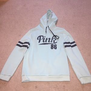 PINK Victoria's Secret | Tops | Pink 86 Hoodie Size M | Poshmark